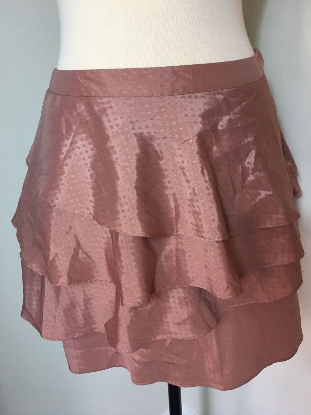 4 Kimchi Blue Urban Outfitters Blush Layered Skirt